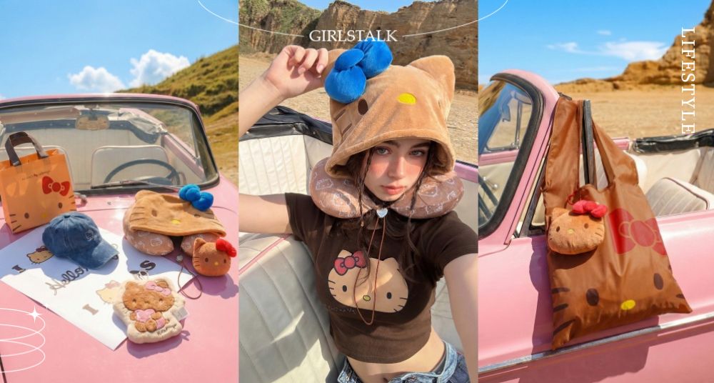 烤焦Hello Kitty再度來襲！AIR SPACE最新推出「曬黑Kitty」聯名系列！KITTY提袋、杯墊、髮帶直接送！
